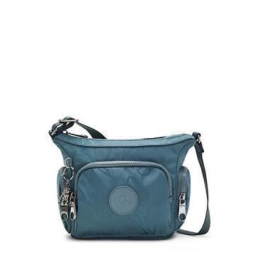 Kipling Gabbie Mini Printed Crossbodytassen Donkerblauw Grijs | BE 1125JP